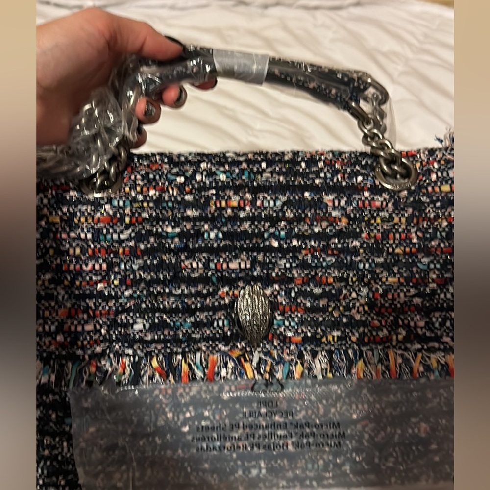 New Kurt Geiger multicolored fun shoulder strap purse.